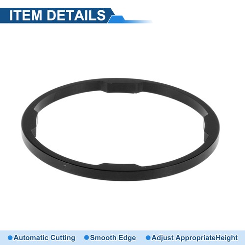 Bike Steering Spacers 2mm 28.6mm 1-1/8" Black Alluper Alloy for Mini 10pcs - Picture 4 of 6