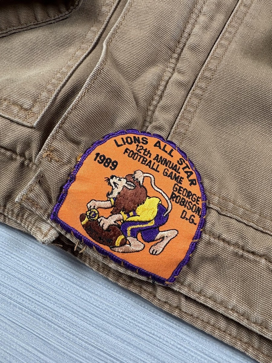 Vintage Carhartt Jacket Mens XL Brown FR Flame Resistant Workwear