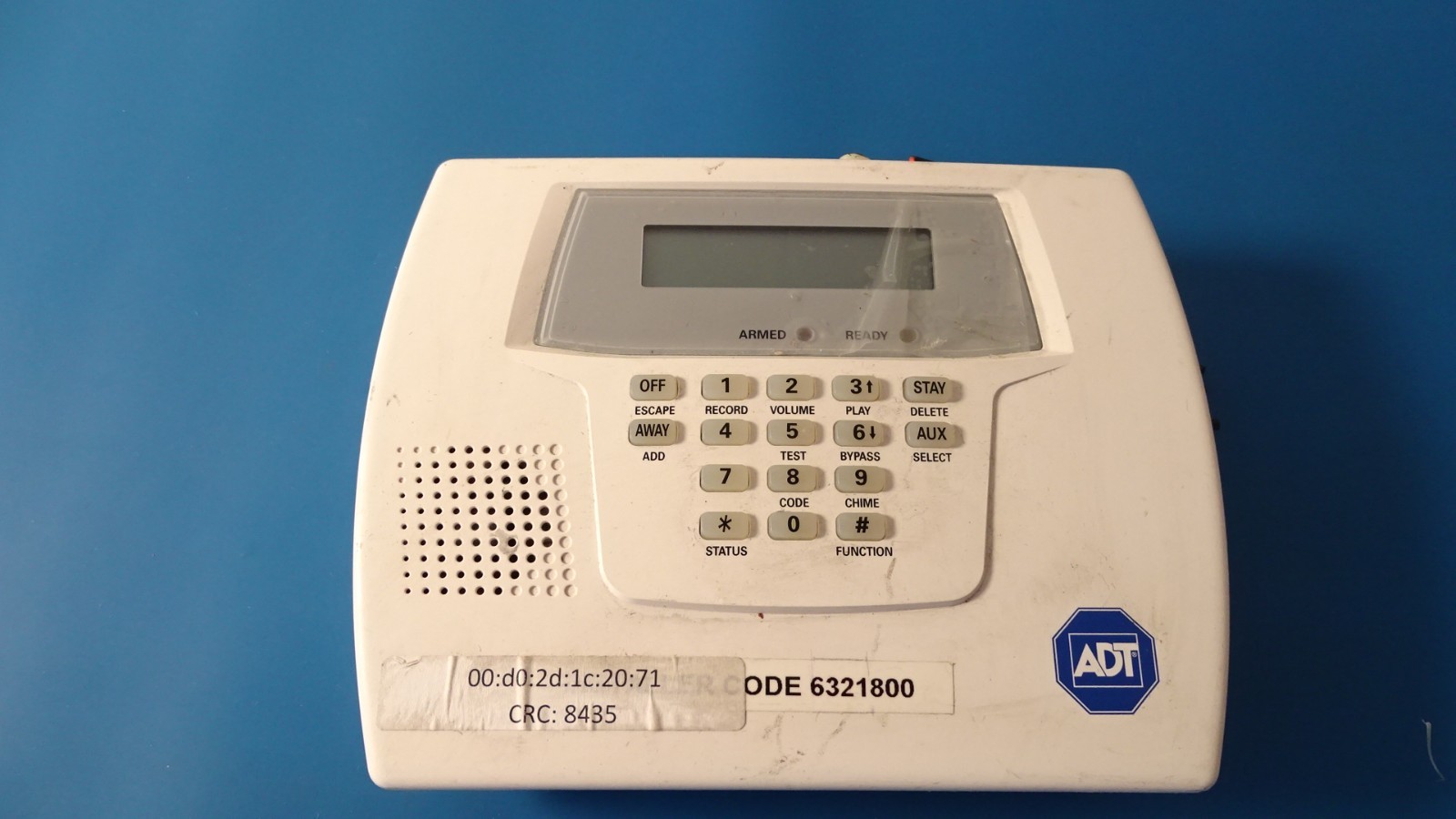 Honeywell Lynx Plus Series Model LYNXPLUS Control Panel 