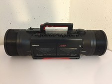 PHILIPS Moving Sound Boombox Ghettobox Ghettoblaster Vintage 1989 Retro AW7192