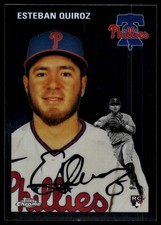 2023 Topps Chrome Platinum Anniversary #176 Esteban Quiroz RC