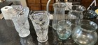 Lot Of 6 Glass  Vases / 2 Very Heavy — photo 2