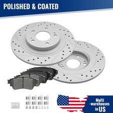 Rear Brake Disc Rotors &Ceramic Pads For Mitsubishi Outlander Phev Eclipse Cross