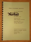 NORTON TWIN CYLINDER WORKSHOP MANUAL BOOK BY NVT LIGHT & H/WEIGHT NOW10