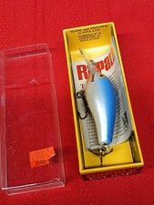 VINTAGE UNUSED RAPALA FAT RAP FR-5 - SPECIAL RARE COLOR ( Pearl Blue ) FINLAND