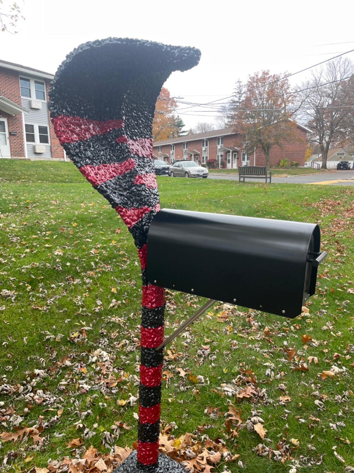 Hand-Crafted King Cobra Mailbox Sculpture – One-of-a-Kind Art 