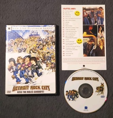 Detroit Rock City (DVD, 1999) w/ Insert OOP New Line Cinema KISS