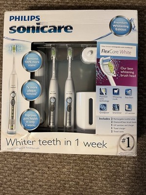 Philips sonicare sonic electric toothbrush x2 unused *READ slight box damage 