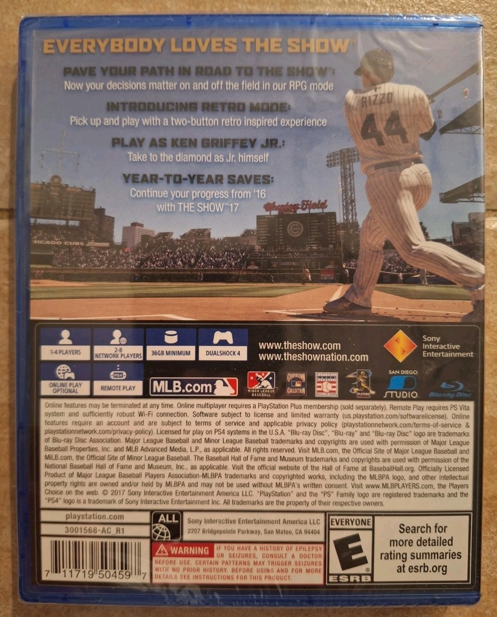 ウェア THE SHOW17 MLB: The Show 17 (SONY PlayStation 4, 2017) for sale online | eBay