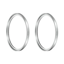 2Pcs 55mm Ultra Slim Lens Filter Multi Coating Camera Len Filter, Silver