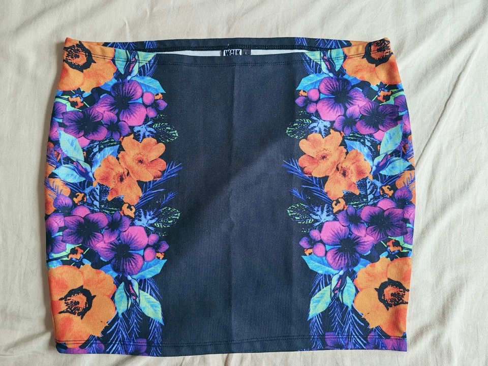 Mini-jupe moulante noir A Fleur taille XL - Photo 1/4
