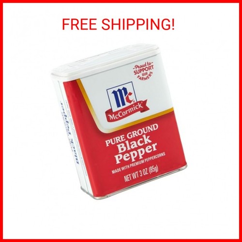 McCormick Pure Ground Black Pepper, 3 oz