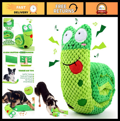 Squeaky Dog Toys for Stress Relief & Boredom, Puzzle IQ Training, Snuffle Foragi