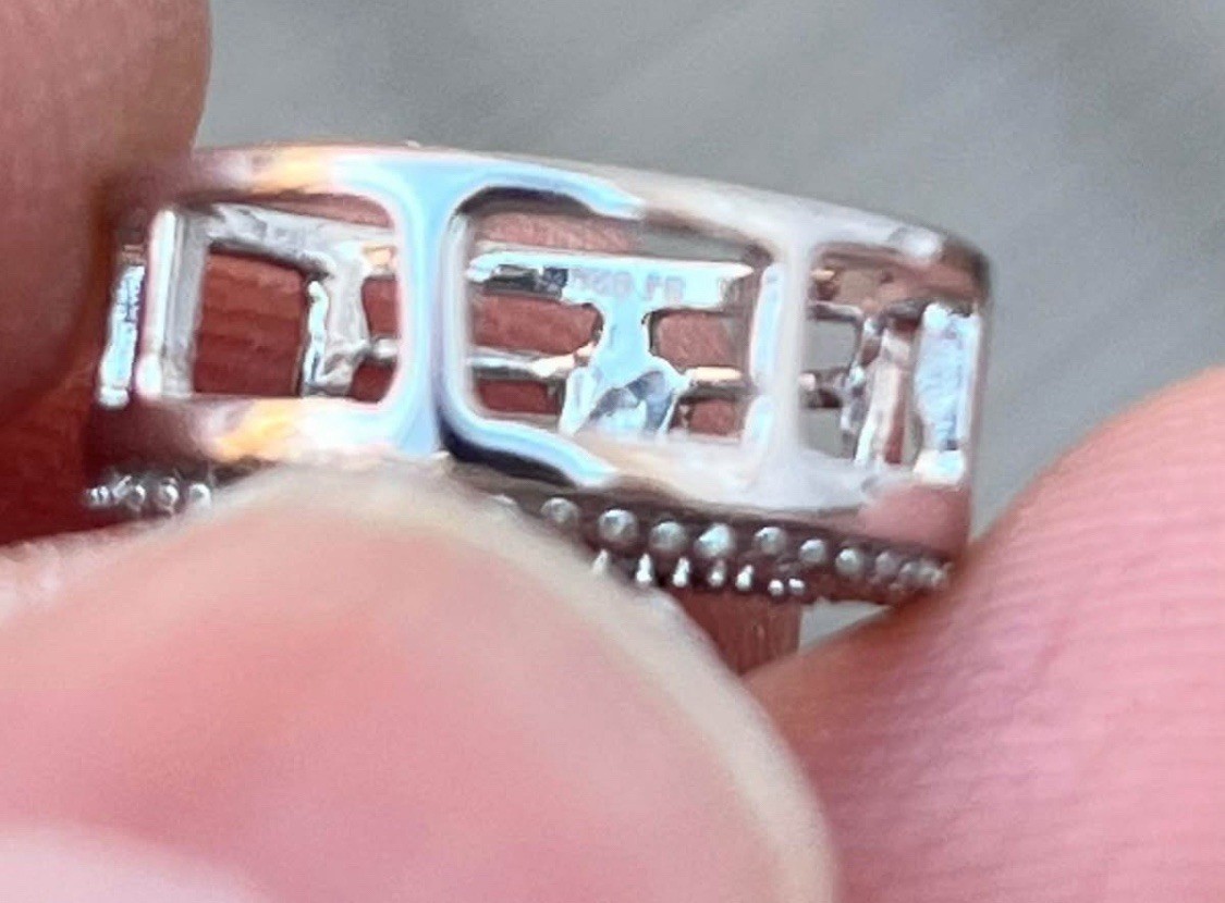 925 💎 Diamond Loop Infinity Diamond Fine Elegant… - image 5