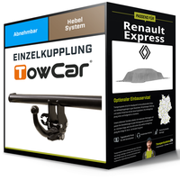 Abnehmbare AnhäNgerkupplung für Renault Express 05.2021-Jetzt Towcar NEU
