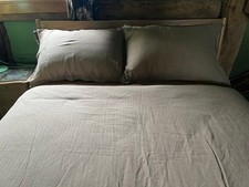 Secret Linen Store - King Sized Duvet Cover & 2 x Matching Oxford Pillow Cases 