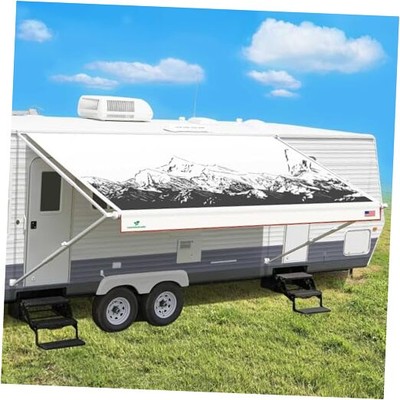  RV Awning Fabric Replacement Camper Trailer Awning Fabric Super Heavy Vinyl 