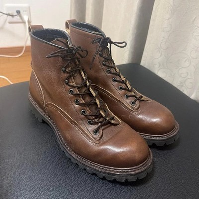 Red Wing Boots 2936 Lineman US 10.5D Leather Brown Used Ships from