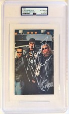 NWO WWE WWF Hollywood Hulk Hogan & Kevin Nash Signed Auto 4x6 Photo PSA DNA