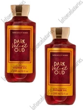 Bath & Body Works DARK VELVET OUD Shower Gel Body Wash 10 oz - Lot of 4 - New