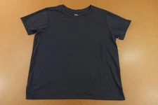 Market & Spruce Womens Large Indigo Blue Millie Short Sleeve Boxy Crop Tee NWT