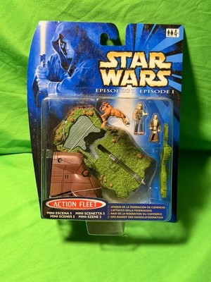 Star Wars Action Fleet Mini Scenes #5 TRADE FEDERATION RAID EPISODE 1