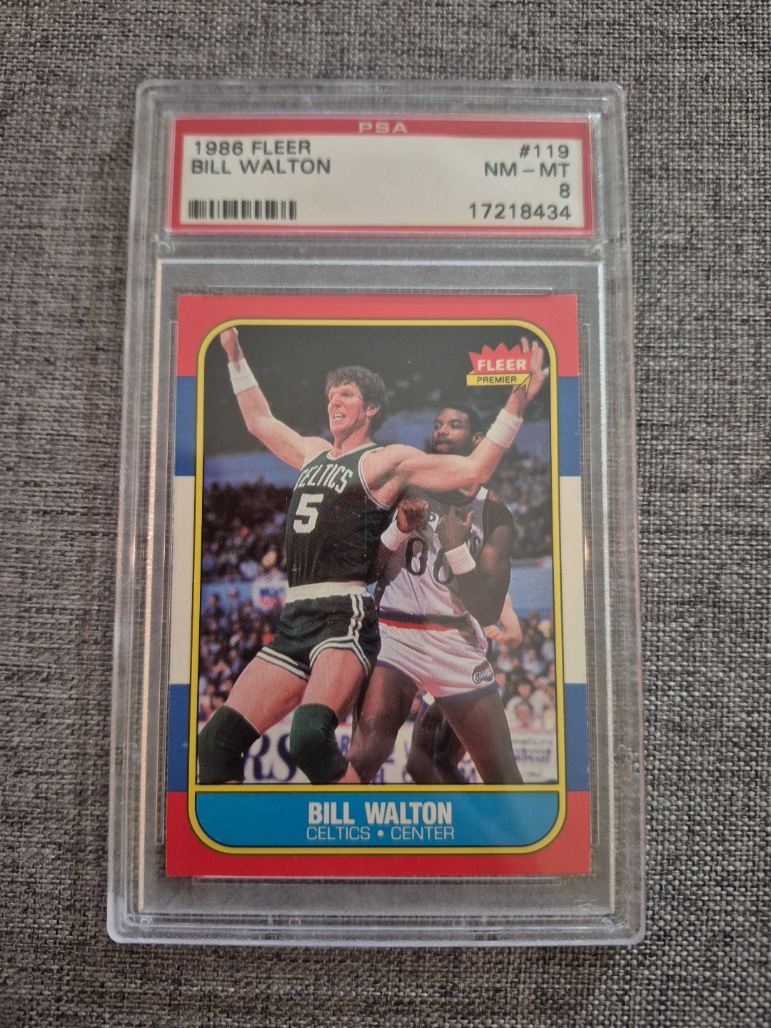 1986-87 Fleer Bill Walton PSA 8 #119