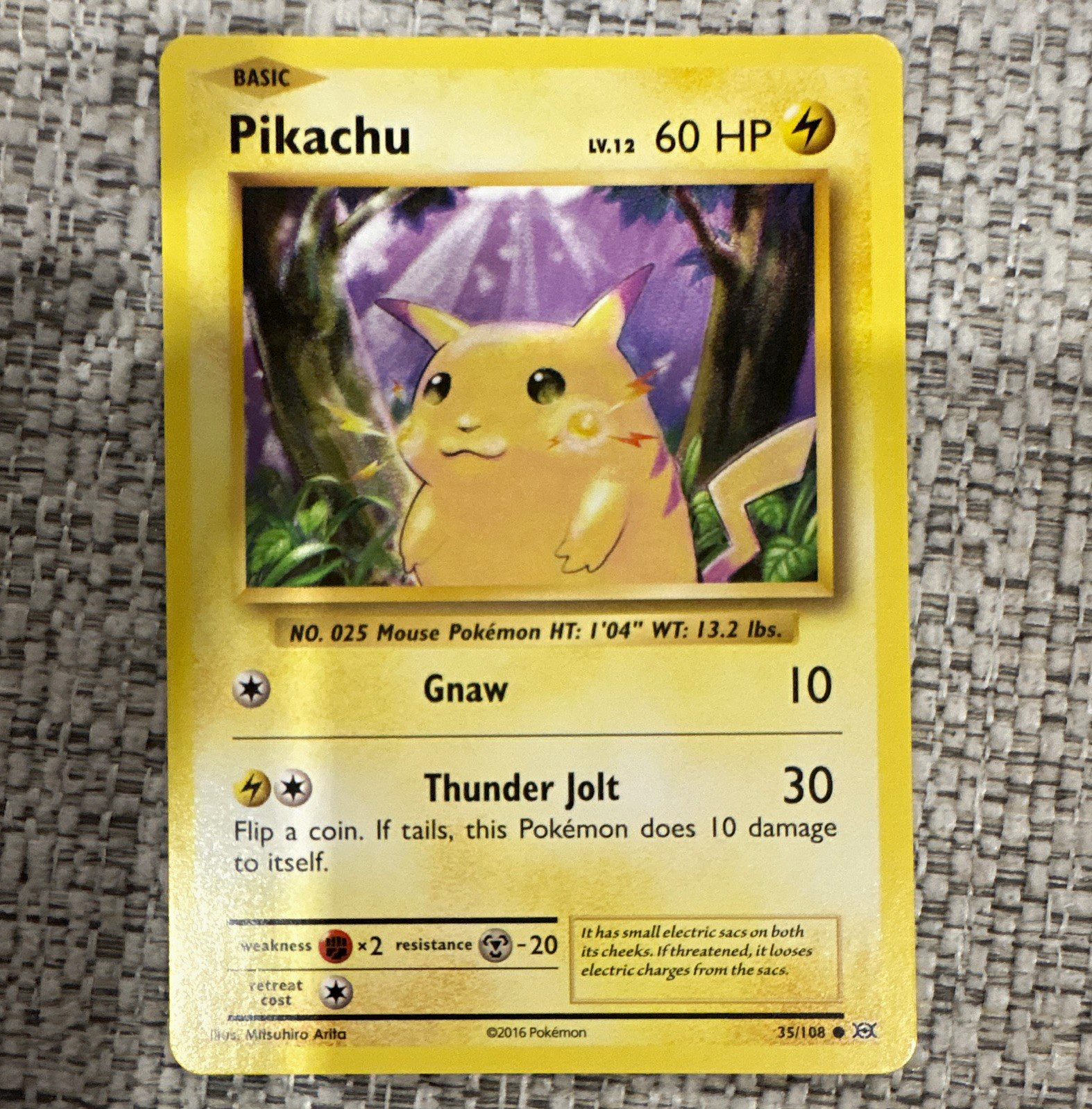 The Pokémon Company Pikachu 035/108 Deck Exclusives Cracked Ice Holo ENG 60 HP