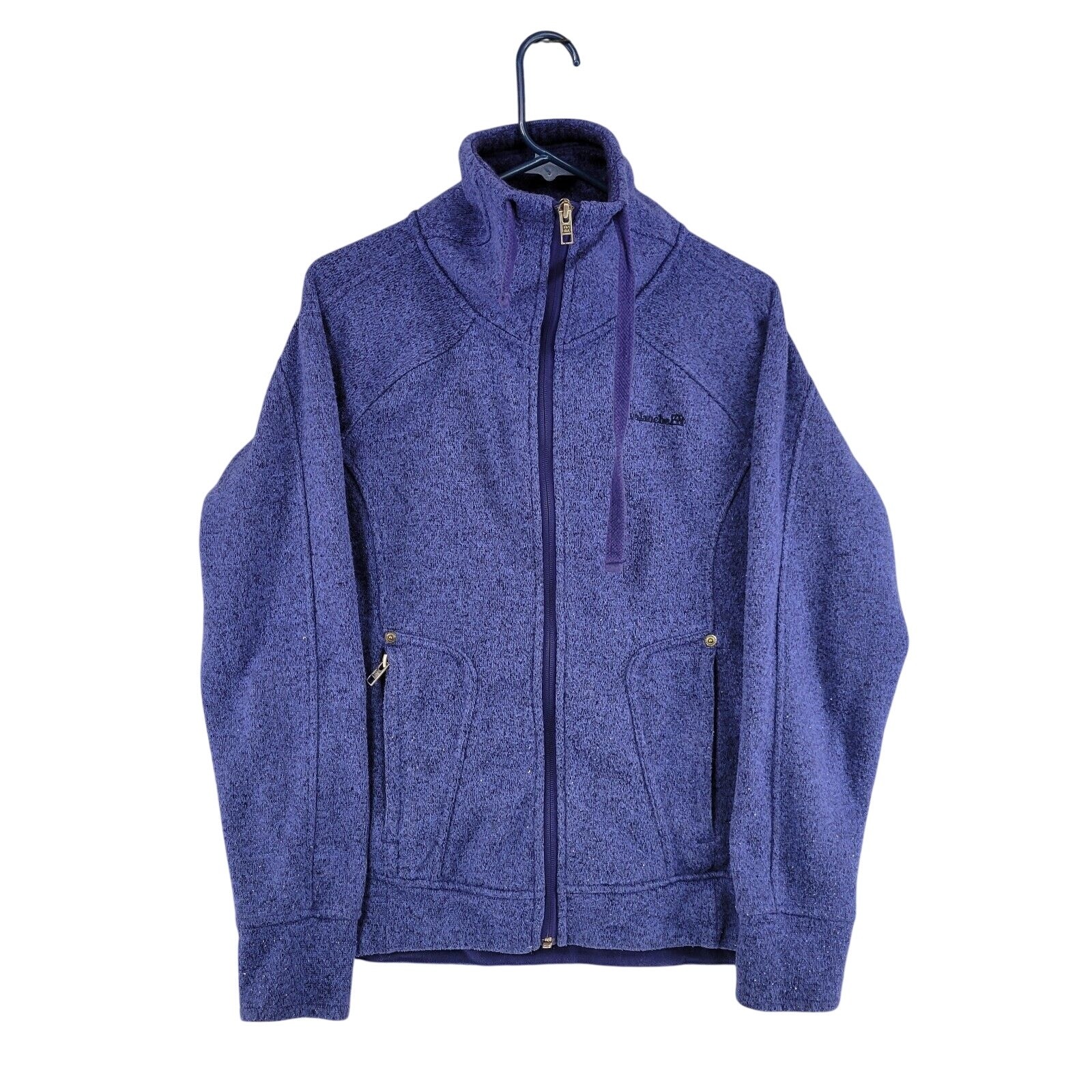 Avalanche Jacket Women's Size M Medium Blue Full Zip Turtleneck Pockets Outdoors