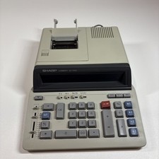 Vtg Sharp Compet QS-1760A Adding Machine Elec...