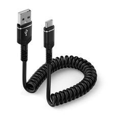 for Motorola Charger Coiled USB C to A Cable Fast Charging Moto G...