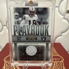 2006 Donruss Gridiron Gear - PlayBook Randy Moss #PB-25 Silver /250