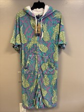 NWT Chubbies The Low Tide Chubbsie Soft Terry Cloth Romper Bodysuit Large