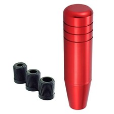 5" Aluminum Gear Lever Shifter Knob Long Alloy Shift Stick Handle Car Red