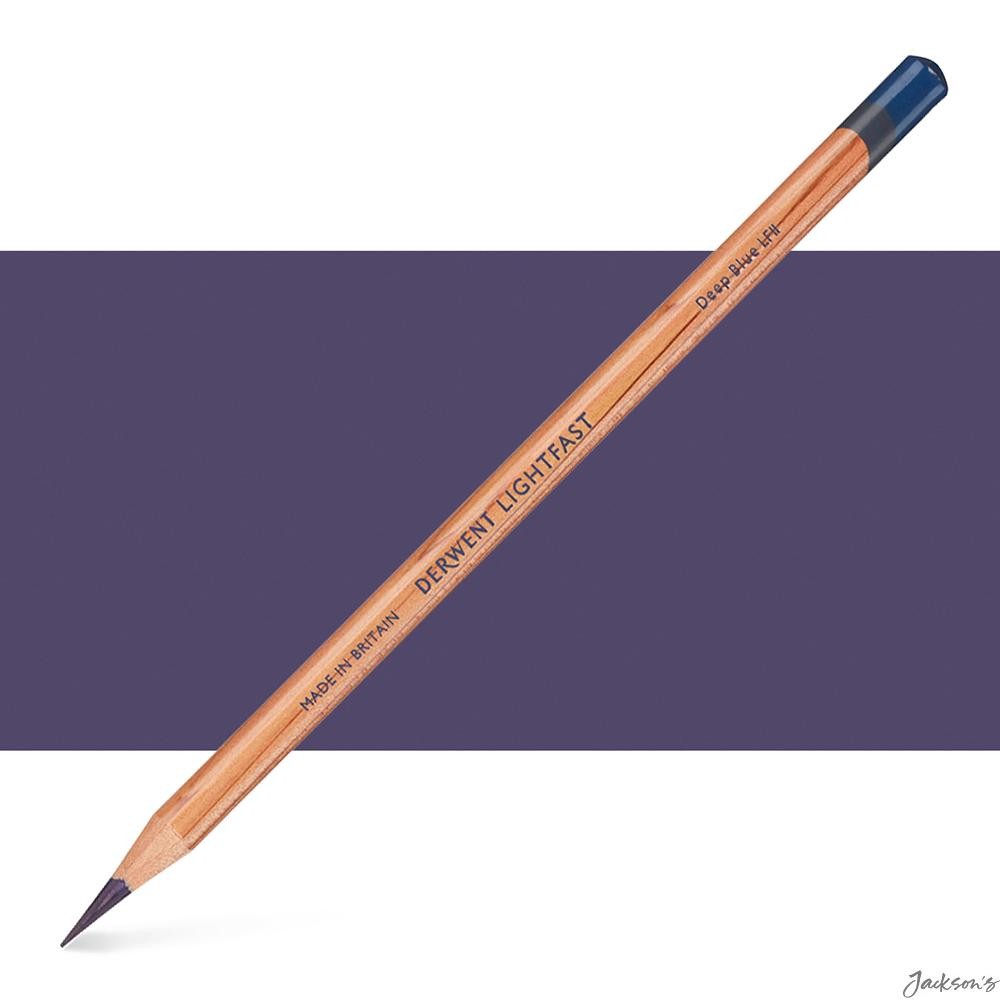 Derwent Lightfast Colour Pencil Oil Based Deep Blue Artist Drawing