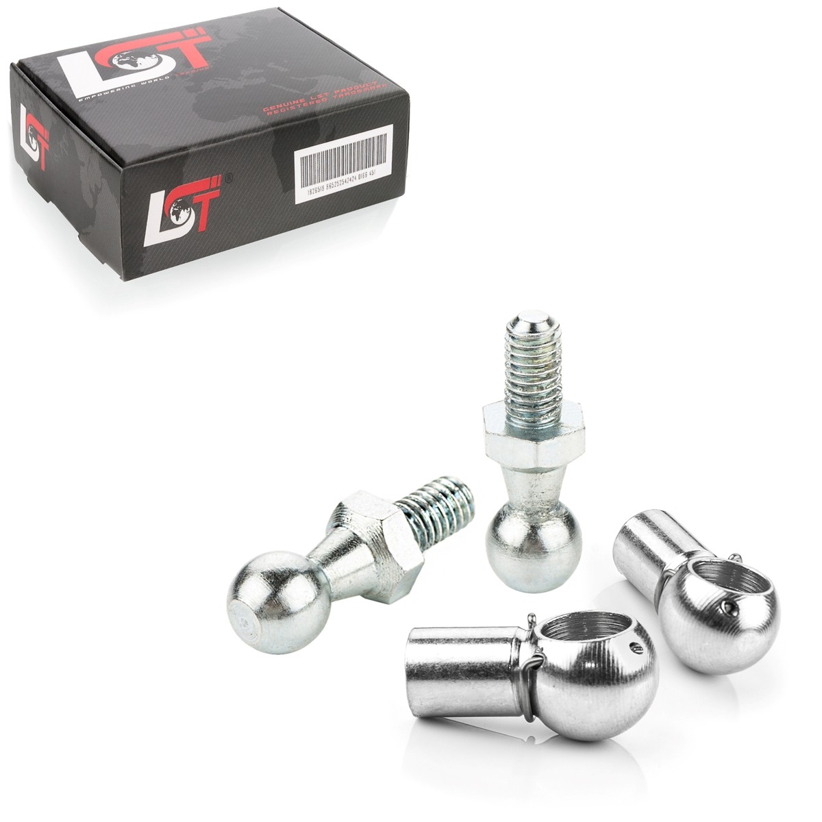 2X Set Ball Joints Ball Heads Ball Sockets M6 10Mm Gas Pressure Dampers For JEEP