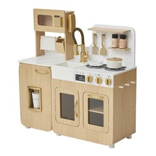 Teamson Kids Little Chef Cyprus Play Kitchen Set for Toddlers with 14 Accesso...