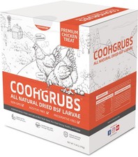 COOHGRUBS 5LB Non-GMO Dried Black Soldier Fly Larvae Chicken Treats
