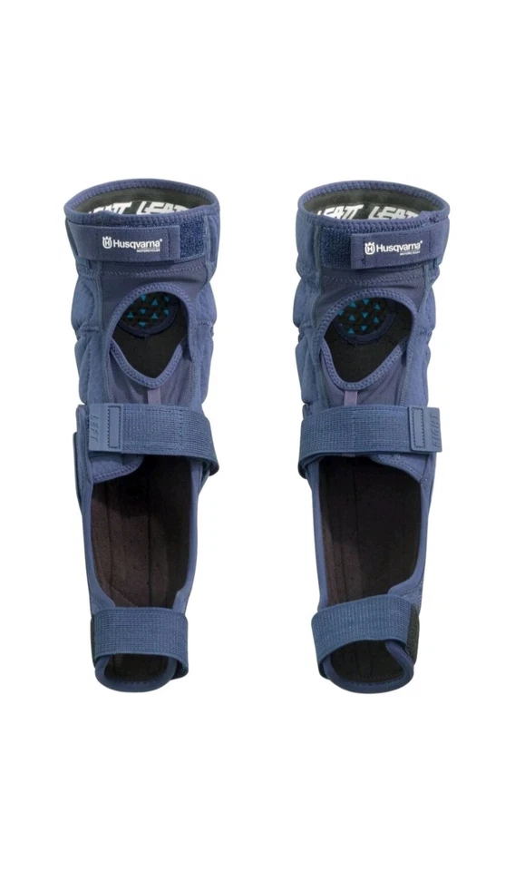 Par de rodilleras Husqvarna Kids Leatt 3DF híbridas EXTKnedilleras espinilleras Foto 2 de 4