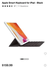 Sealed Apple iPad Smart Keyboard Folio/Case Black MX3L2LL/A A1829 iPad Pro Air