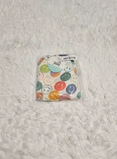 Little Sleepies POSITIVE VIBES EMOJIS Standard Crib Sheet NIB