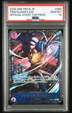 PSA10 Trafalgar Law OP09-069 2025 One Piece Card Flagship Battle Winner's JP