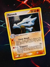 MP Pokemon MAROWAK Card EX FIRERED & LEAFGREEN Set #7/112 Holo Foil Rare#2 on eBay