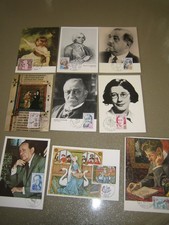 lot 9 cartes 1er jour année 1979