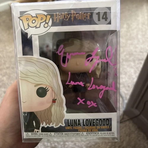 Funko Pop! Harry Potter Luna Lovegood Evanna Lynch Autograph SIGNED - COA