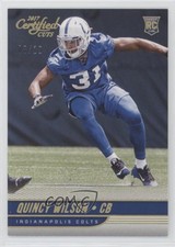 2017 Certified Cuts Rookies Gold 8/10 Quincy Wilson #166 ni4