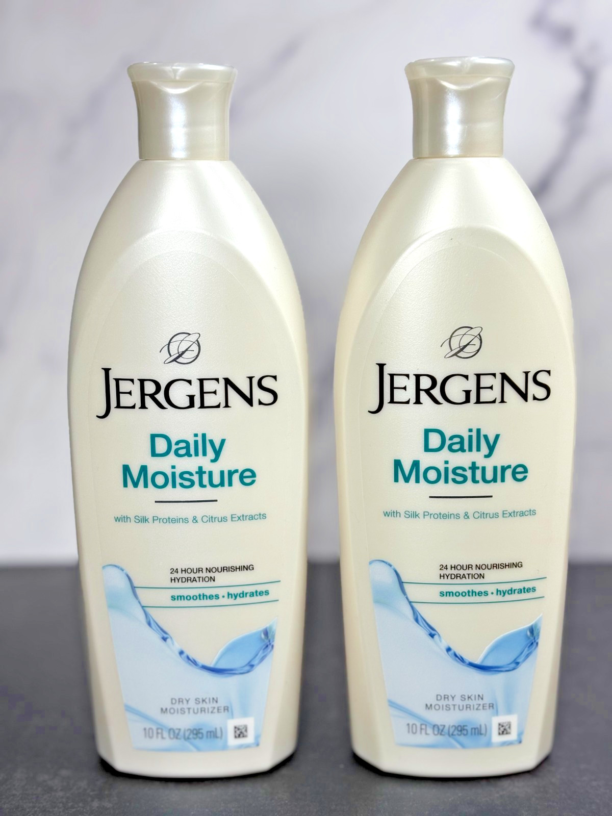 2 PACK - Jergens Daily Moisture Dry Skin Moisturizer 10 oz each