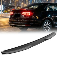 Led Brake Light Rear Trunk Spoiler For 2011-2018 Volkswagen Jetta Pearl Black Led Brake Light Rear Trunk Spoiler For 2011-2018 Volkswagen Jetta Pearl Black