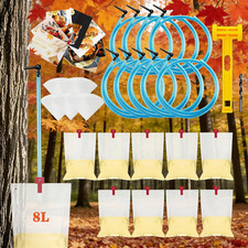 Maple Syrup Tree Tapping Kit 10 Sap Taps Spouts Spiles 10 Bags 8L