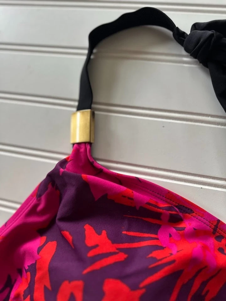 Camiseta sin mangas Liz Lange Maternity XXL para mujer Beach Resort Crucero Rojo Púrpura Foto 2 de 4